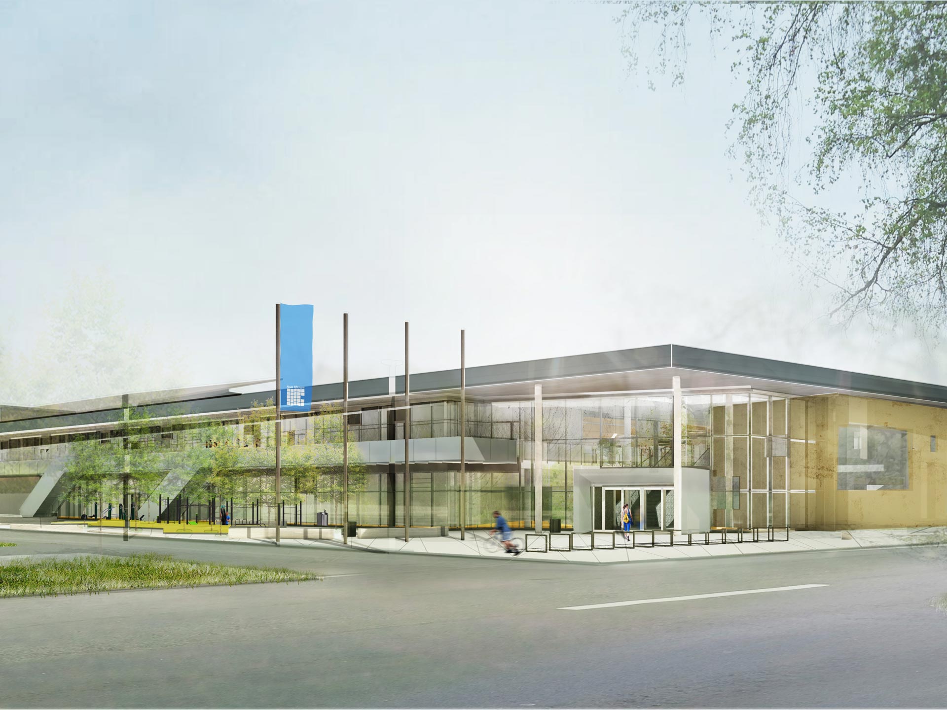 Bürgerbegegnungs- & Gesundheitszentrum mit Sporthalle