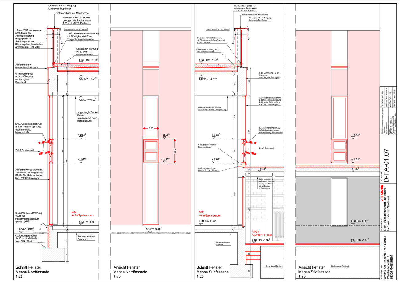 Friedrich Ebert Schule Teilumbau bei Denkmalschutz