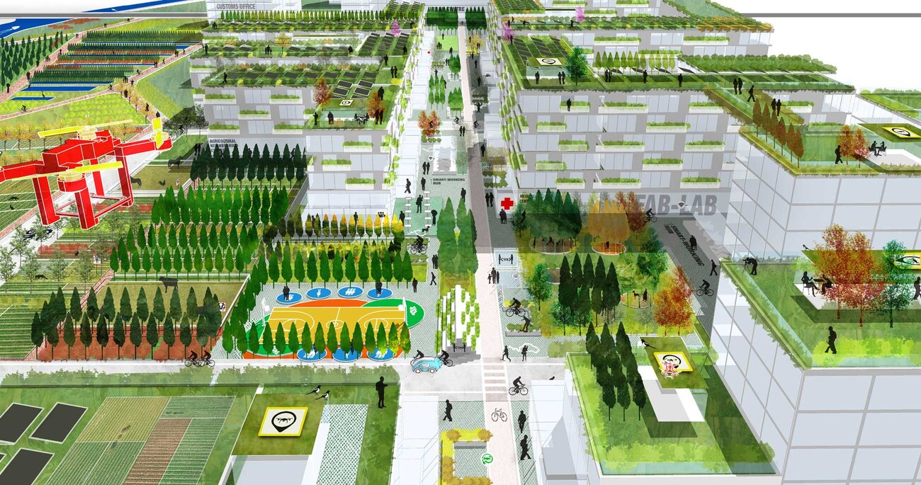 Au bord de la Rivière Tirana 2030 Masterplan