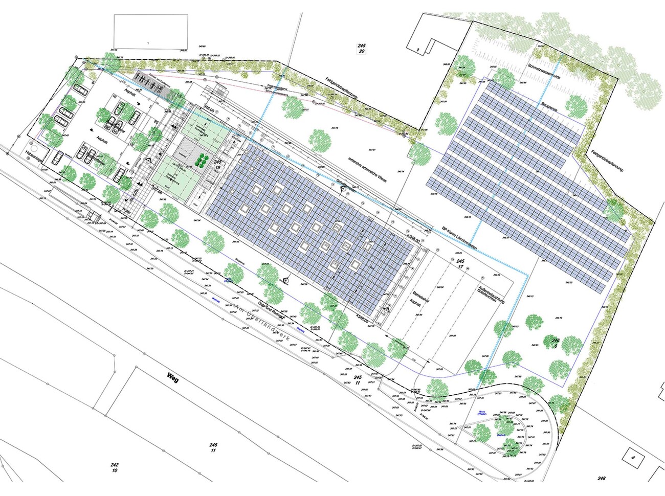 Elobau E+ Bâtiment de Production avec Stockage d'Énergie