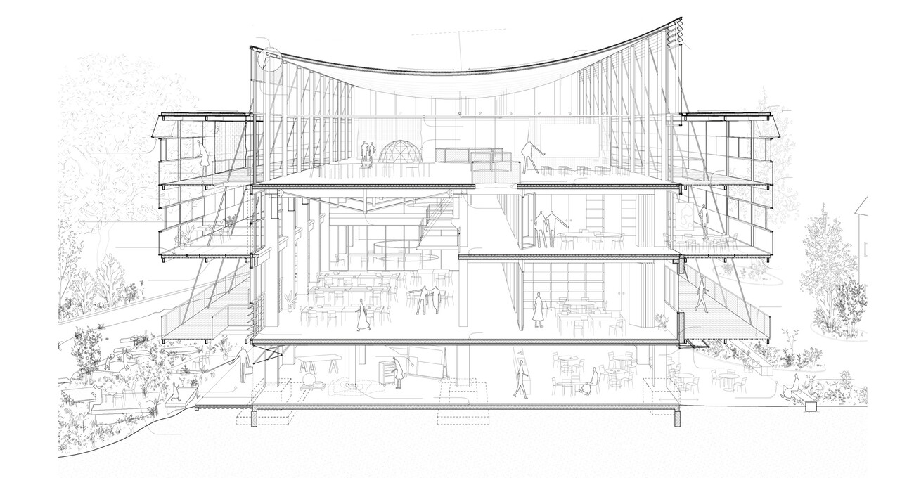 Nouvelle école d'architecture dans l'ancienne imprimerie
