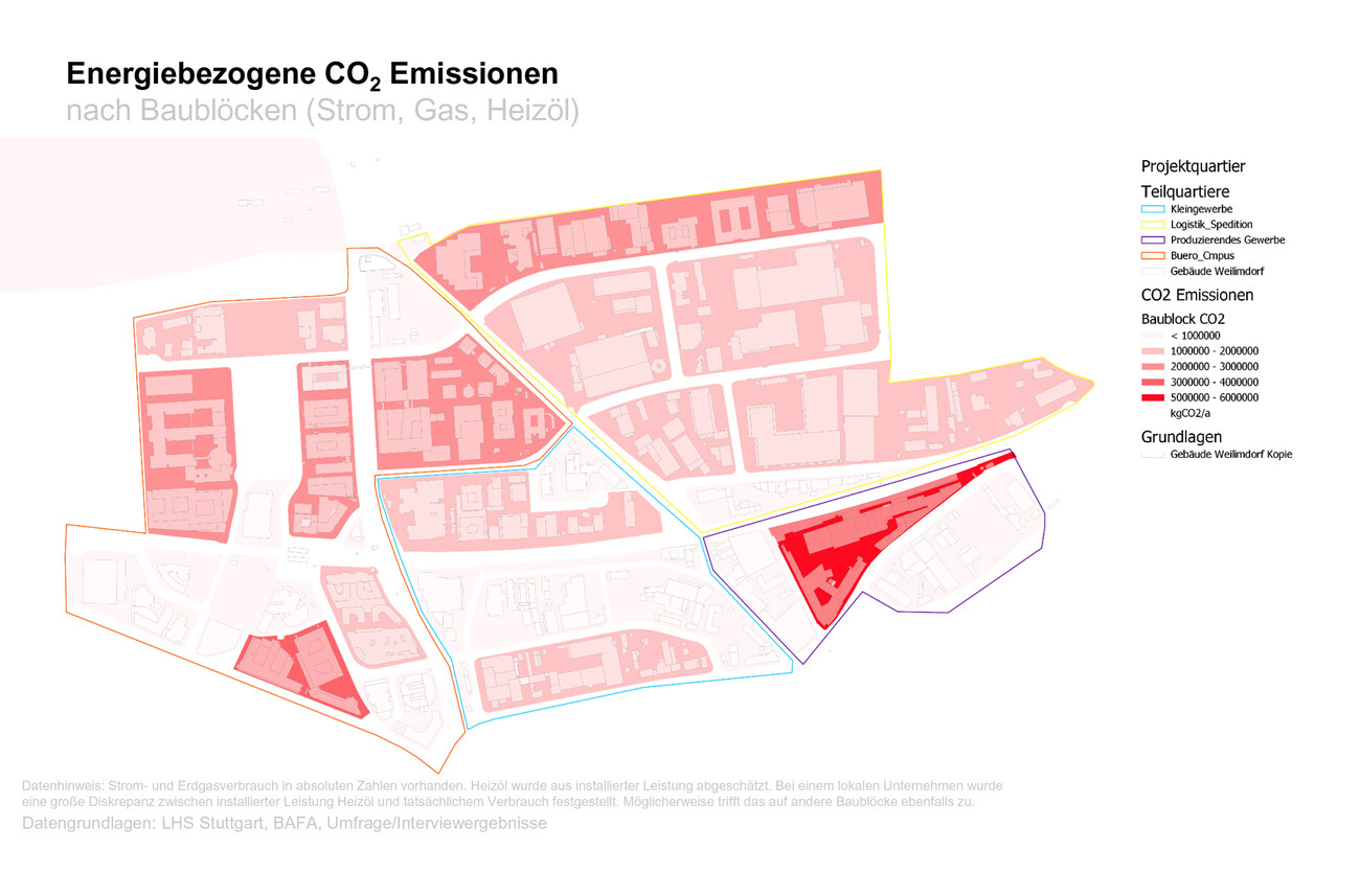 Climate-neutral City 2035 – Commercial area City district Weilimdorf